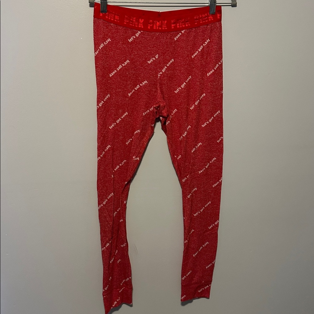PINK Victoria's Secret Red Knit Sleepwear
